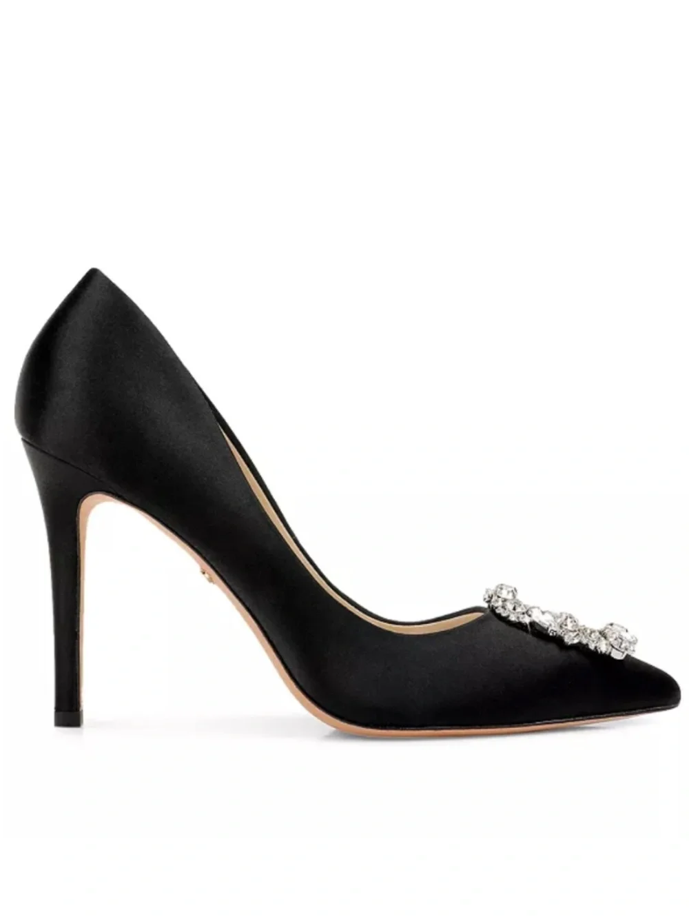 Badgley Mischka Cher Crystal Buckle Pumps